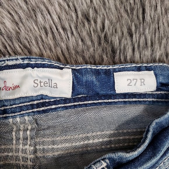 BKE STELLA Straight Leg Low Rise Jeans - Picture 4 of 6